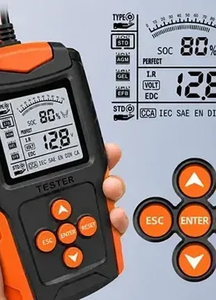Тестер аккумуляторных батарей e-fast tk-100 26x-313