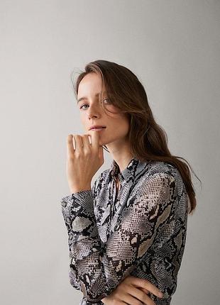 Сорочка з віскози massimo dutti