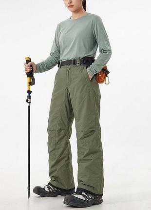 Функціональні / трекінгові / сноубордичні оливкові штани