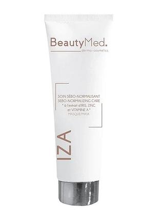 Себо-нормалізуюча крем-маска sebo-normalizing cream-mask beautymed 250 мл
