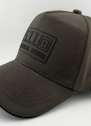 Кепка-тракер 5 tactical series олива, бавовна, ручна робота (розміри s, m, l/xl)