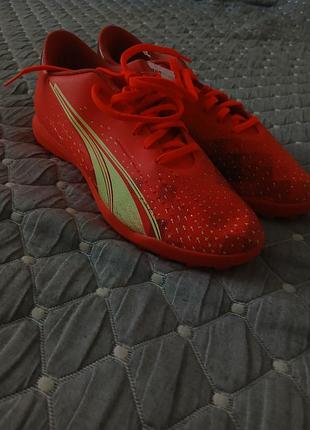 Футзалки чоловічі puma червоні