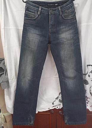 Джинсовые брюки хлопья varxdar denim синие