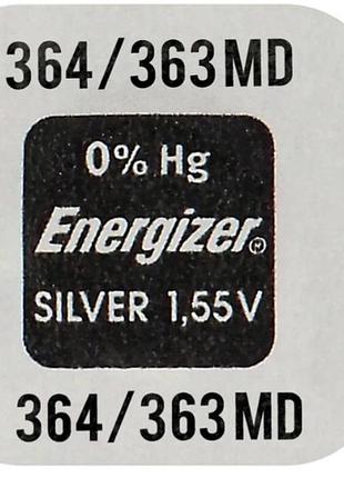 Батарейка energizer silver oxide 364/363 mbl1z 1 шт