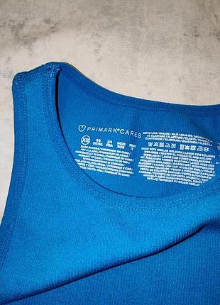 Топ жіночий primark у рубчик синій xs