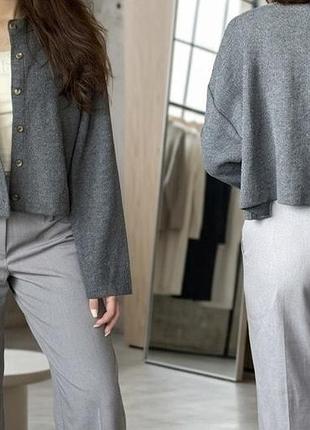 В’язаний кардиган zara 🩶