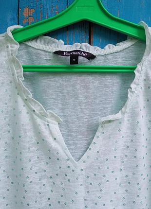 Батал !новая футболка с пайетками ,16разм,52-56, bonmarche.