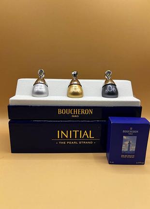 Boucheron initial, pour homme рідкісний вінтажний набір парфумів
