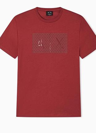 Нова футболка armani exchange l grid logo
