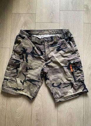 Мужские камуфляжные шорты quechua decathlon l карго милитари
