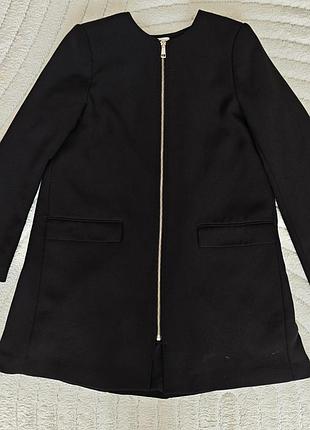 Стильное черное пальто / кардиган h&amp;m
