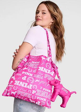 Сумка-шоппер pink от victoria’s secret. оригинал. новая.