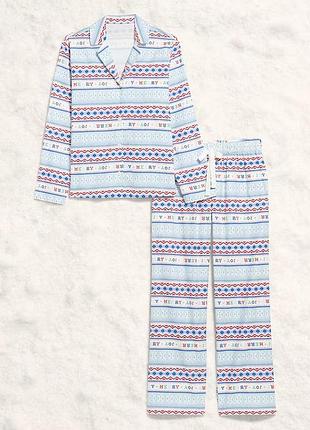 Жіноча фланелева піжама old navy. оригінал. нова. м, л