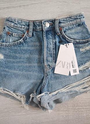 Джинсовые шорты zara