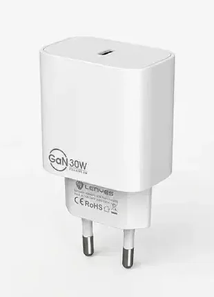 Блок питания сзу lenyes lch64 (1хtype-c) 30w
