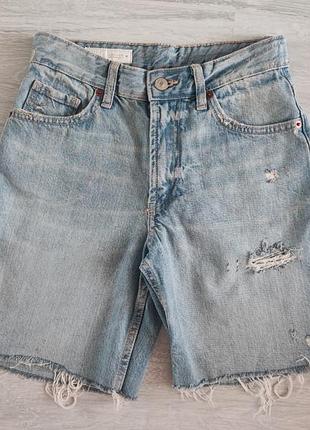 Джинсовые шорты zara
