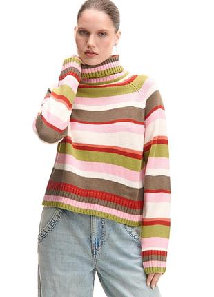 Светр у смужку cropp xl