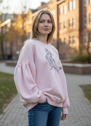 Кофта с начесом disney размер l
