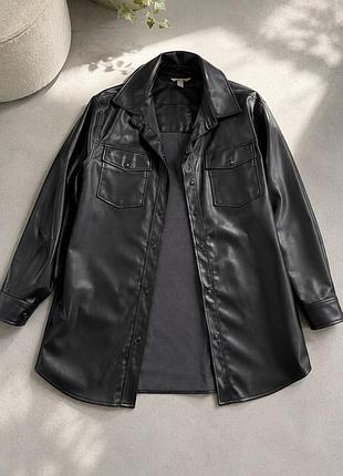 Сорочка h&m чорна s-м