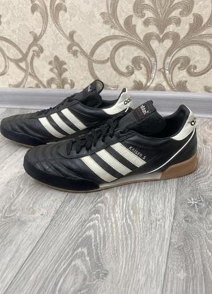 Шкіряні футзалки / бампи adidas kaiser 5 goal, розмір 44.5 (28.5 см) | оригінал