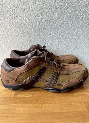 Чоловічі шкіряні кросівки skechers -42 р -27 см