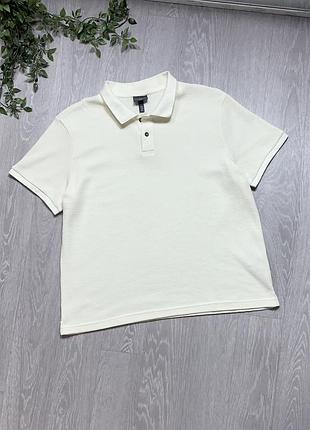 Футболка поло h&m (xl) slim fit