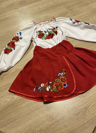 Костюм вишиванка + спідниця