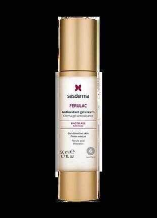Антиоксидантний крем-гель для обличчя sesderma ferulac antioxidant gel cream 50 мл