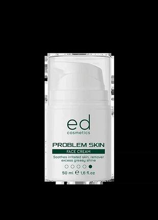 Крем для проблемной кожи обличчя problem skin face cream ed cosmetics 50 мл