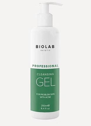 Очищающий гель biolab estetic для проблемной кожи cleansing gel for problem skin 500 мл