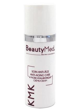 Крем з гіалуроновою кислотою і пальмітоілом - 38 kmk anti - age hyaluronic cream beautymed 50 мл