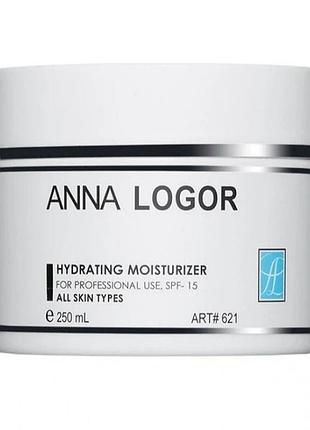 Зволожующий крем для всех типов кожи anna logor hydrating moisturizer 250 мл (al621)