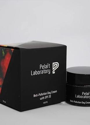 Денний крем захисний spf 20 pelart laboratory vegetable series anti-pollution day cream 50 мл