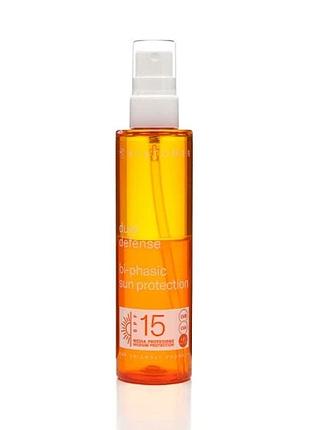 Спрей сонцезахисний histomer двофазний spf 15 для обличчя та тела dual defense 200 мл