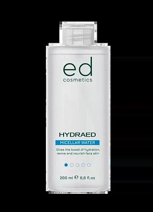 Зволожувальна міцелярна вода hydraed micellar water ed cosmetics 200 мл