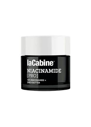 Живильний крем для обличчя против пигментных плям з ниацинамидом 15% niacinamide pro lacabine 50 мл