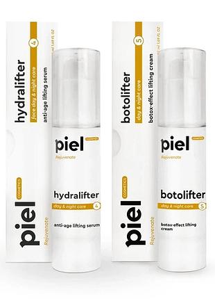 Лифтинг комплекс piel cosmetics против мимичних зморшок rejuvenate piel крем та сироватка