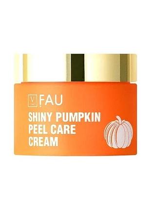 Ночной крем fau з трьома типами кислот з екстрактом гарбуза shiny pumpkin peel care cream 50 мл