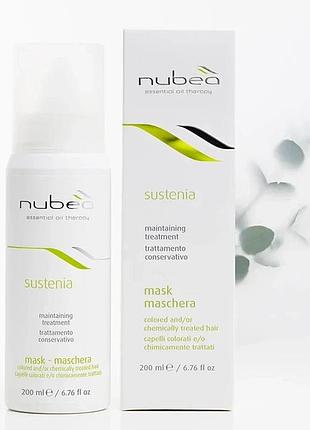 Маска для фарбованого та освітленого волосся nubea sustenia 200 мл