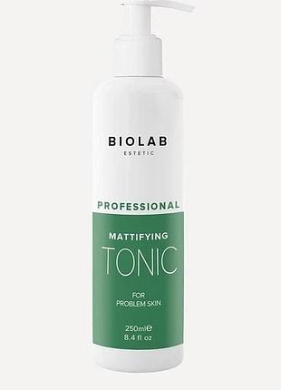 Матуючий тонік biolab estetic для проблемної шкіри mattifying tonic 500 мл