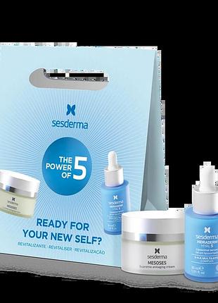 Інтенсивний омолоджувальний набір sesderma revitalizing pack: сироватка 30 мл + крем 50 мл