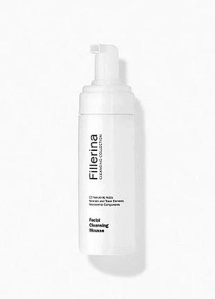 Пенка для очищення обличчя facial cleansing mousse fillerina 150 мл