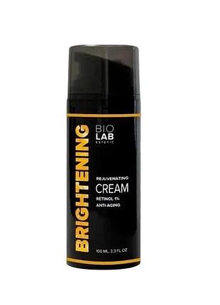Нічний крем з ретинолом та вітаміном с rejuvenating retinol 1% cream biolab estetic 100 мл