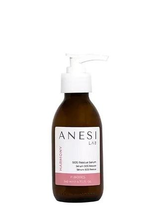 Sos-сироватка для відновлення та заспокоєнння мікробіому шкіри sos rescue serum anesi lab 140мл (anesi 050)