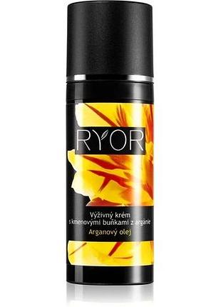 Поживний крем зі стовбуровими клітинами аргани argan oil nourishing cream ryor 50 мл