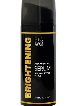Сироватка з ана кислотами 3% serum biolab estetic 100 мл