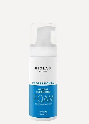 Очищуюча пінка антивікова з трипептидом мiдi anti-aging cleansing foam with midi тripeptide biolab estetic 150 мл