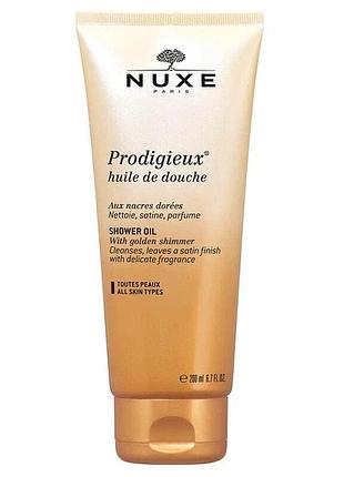 Масло для душу nuxe prodigieux huile de douche 200 мл
