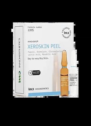 Домашній пілінг з ензимами для сухої шкіри innoaesthetics xeroskin peel hrp 8х2 мл (ie018)