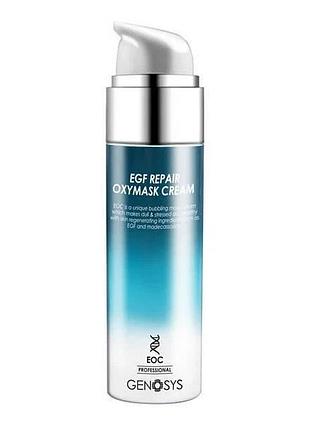 Киснева крем-маска з факторами росту genosys egf repair oxymask cream, 50 мл